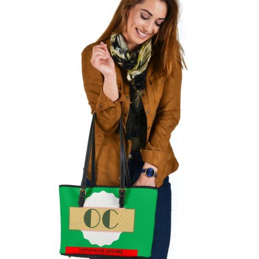 OC Small Leather Tote Bag #2